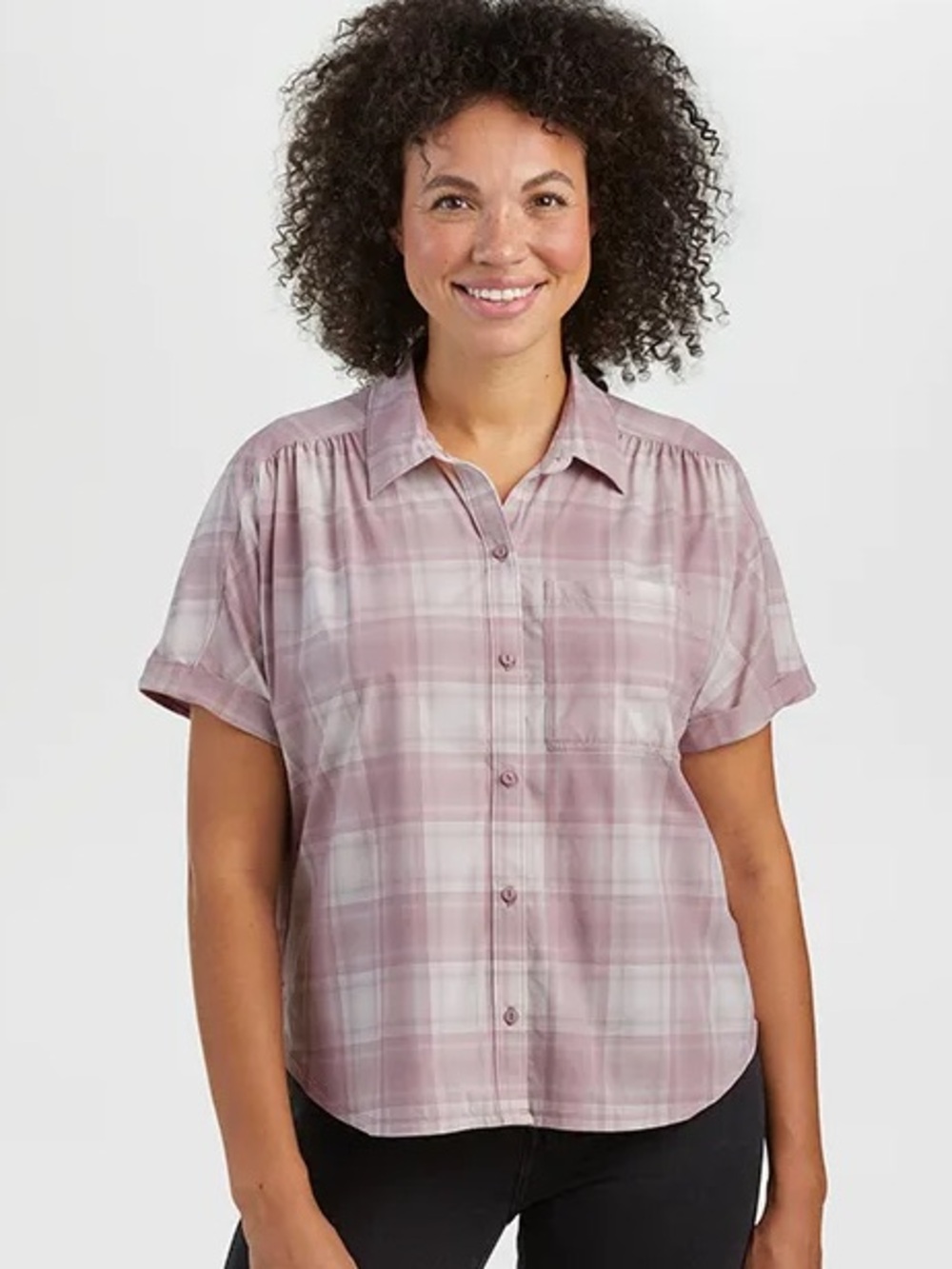 Outdoor Research Women’s Astroman Short Sleeve Sun Shirt Large
